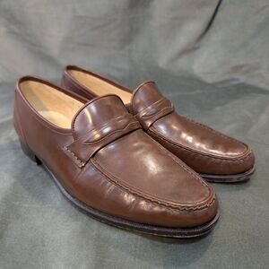 Classic Brown Leather Loafers